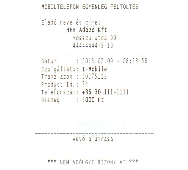 Mobilegyenleg feltöltés